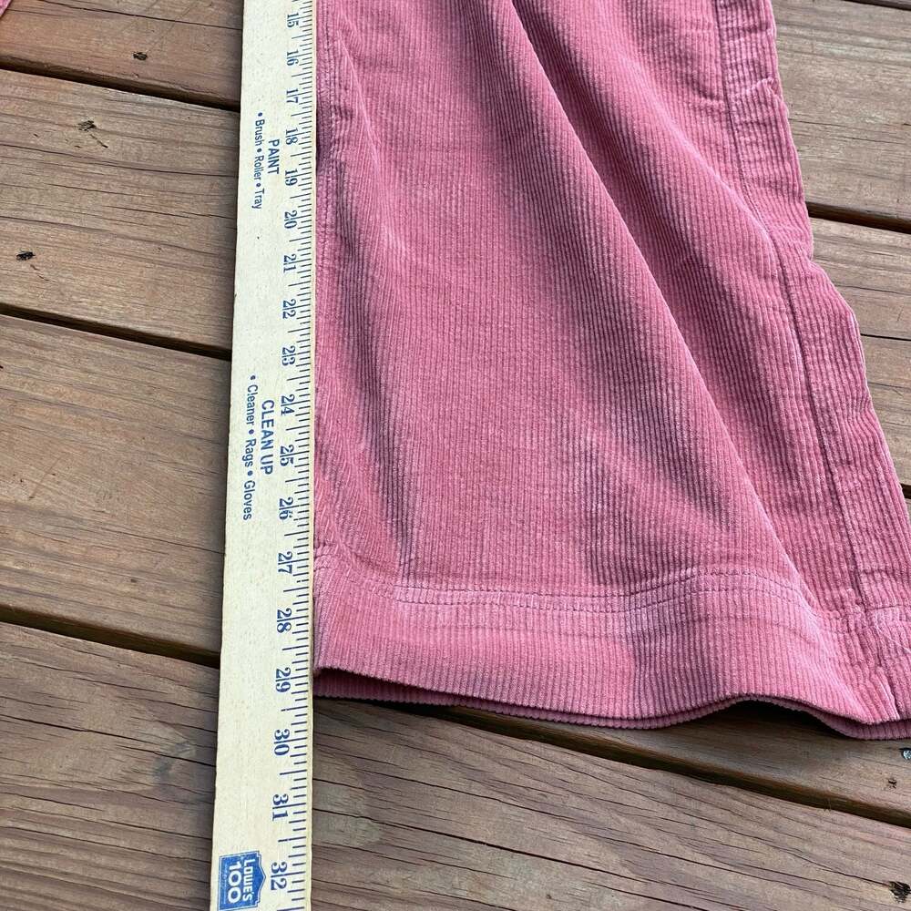 American Eagle Super High-Rise Baggy Wide Leg Corduroy Cargo Pants 8 Short - Picture 7 of 9